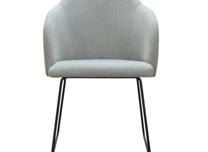 Stuhl 4x Esszimmer Fernseh Lounge Club Textil Sitz Sessel Set Neu